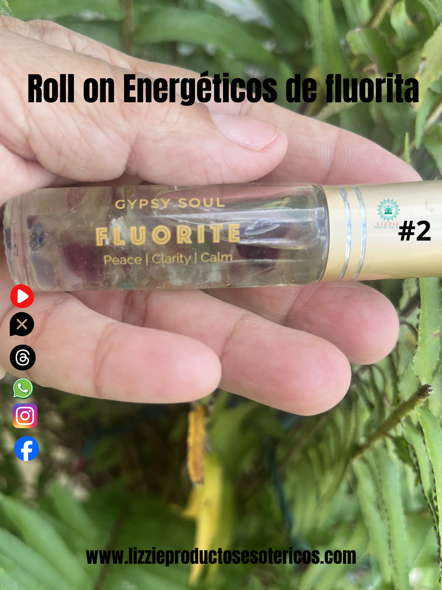 Roll on Energéticos con cuarzos