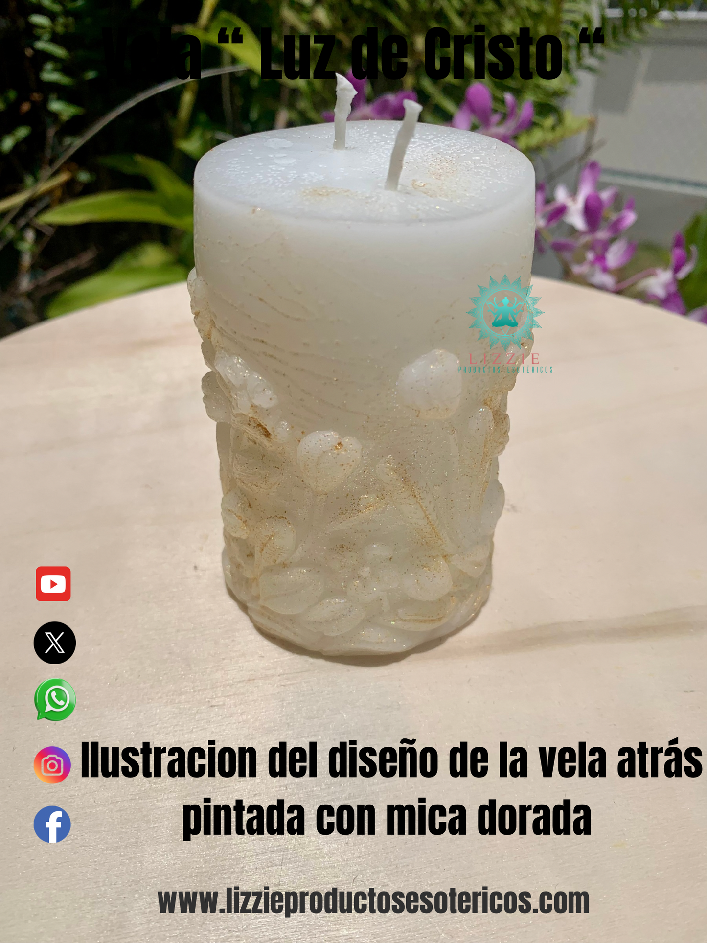 Vela “Luz de Cristo ”
