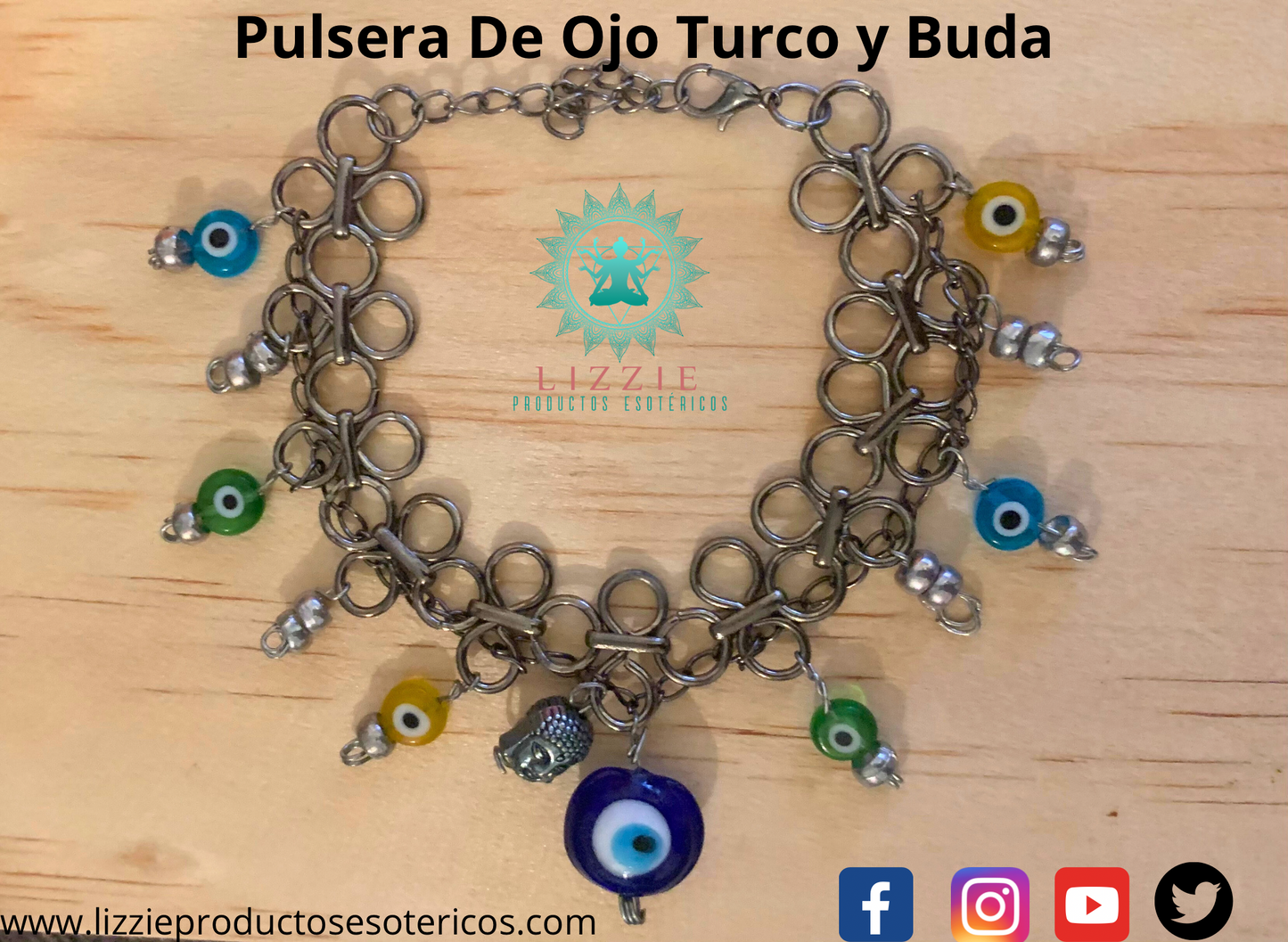 Turkish Eyes and Buddha Bracelet