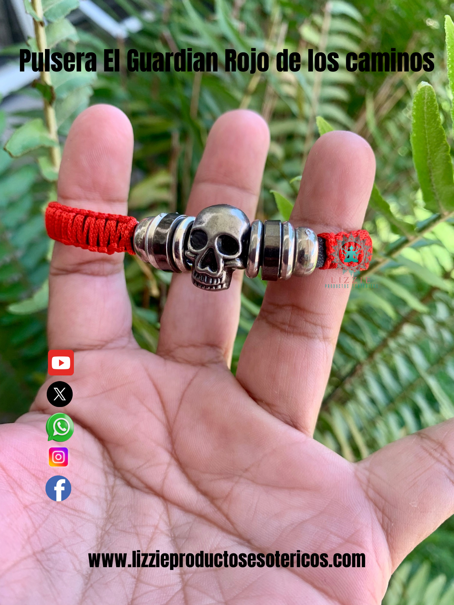 Pulsera el Guardián Rojo de los caminos