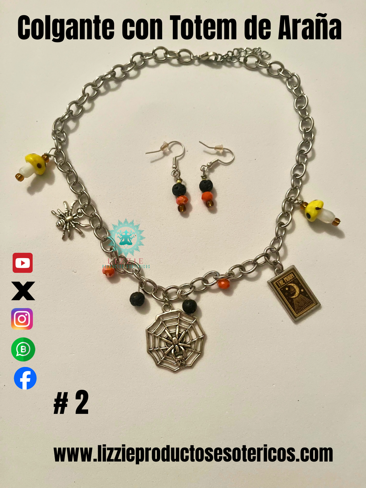Colgante con Tótem de araña