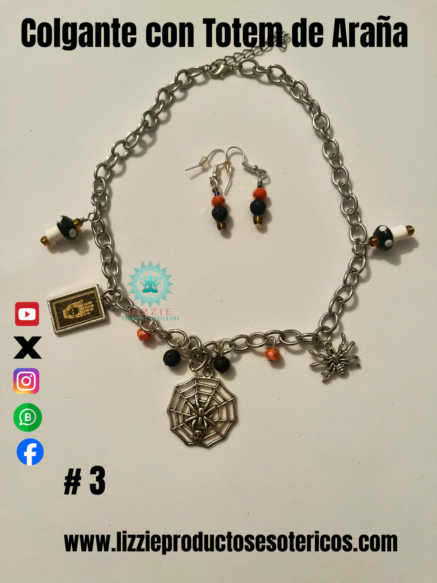 Colgante con Tótem de araña