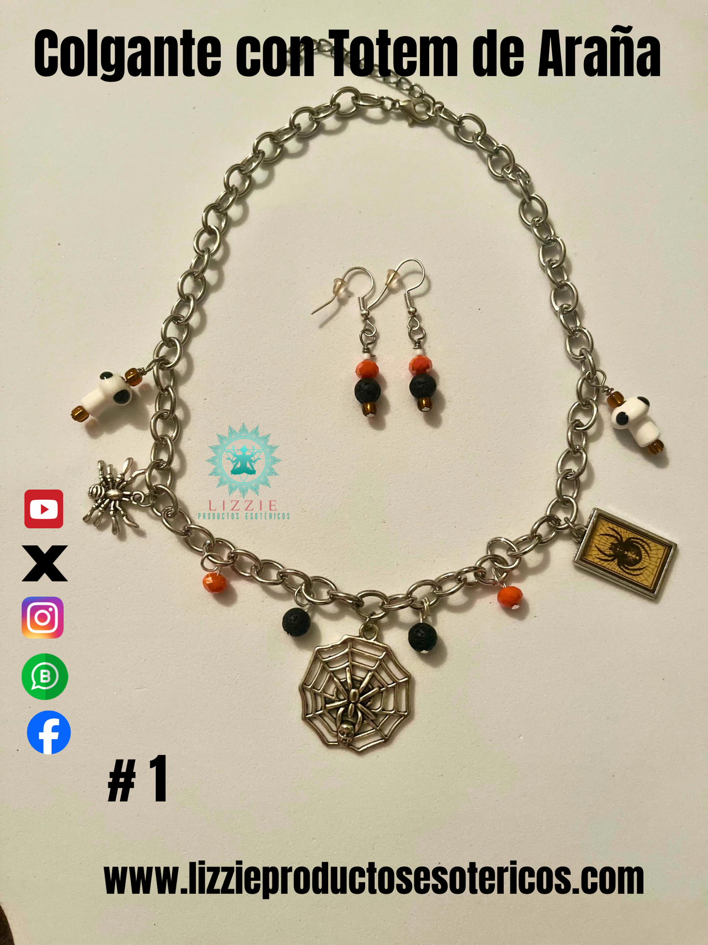 Colgante con Tótem de araña