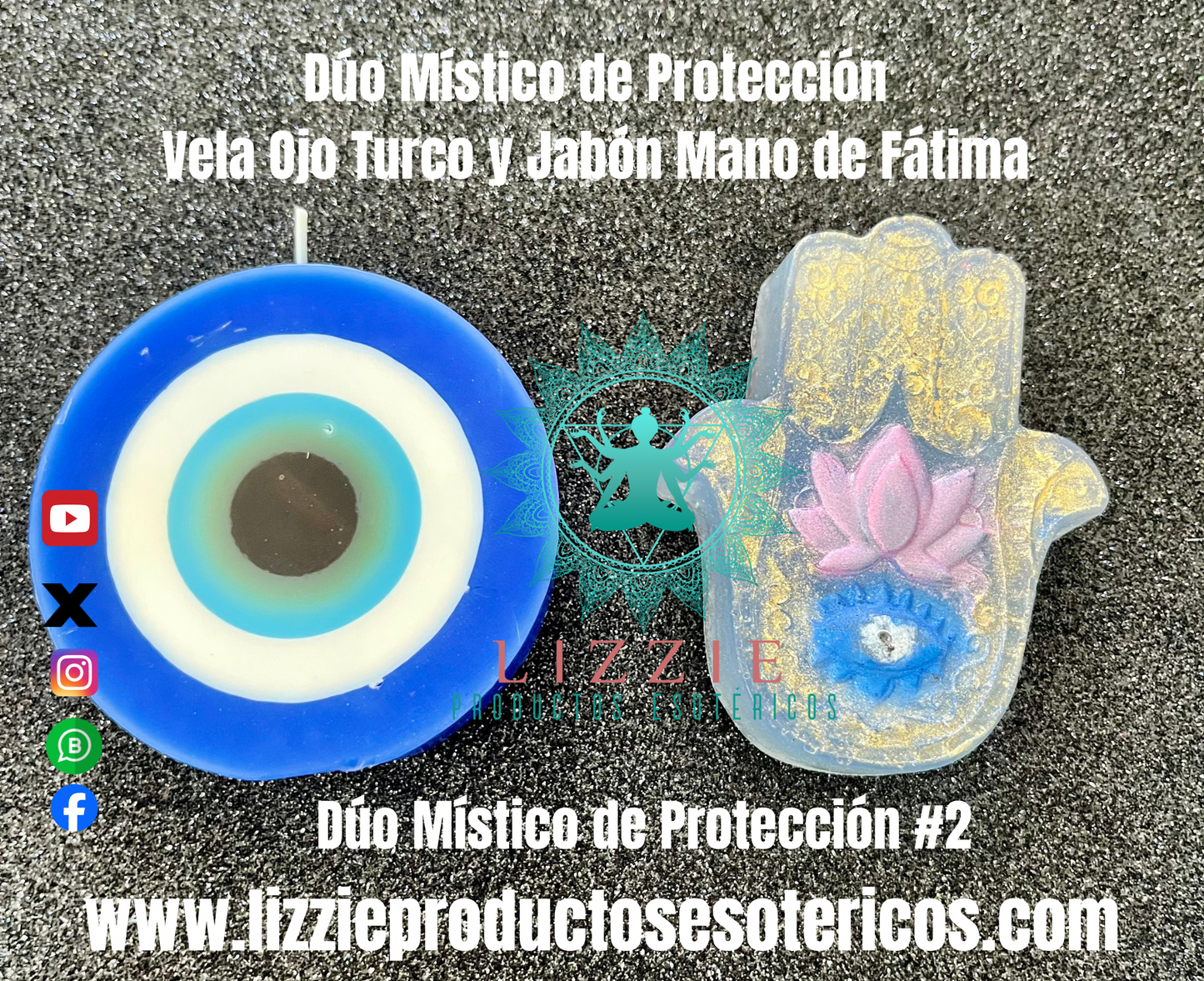 Vela pesa 3 onzas de cera y jabón 2.8 onzas