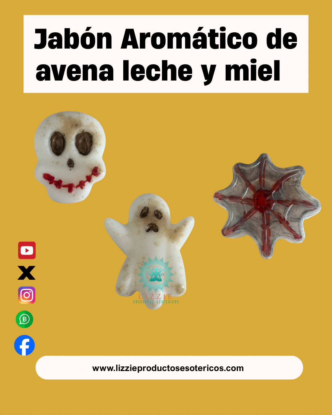 Jabones Aromáticos con temática mes de octubre