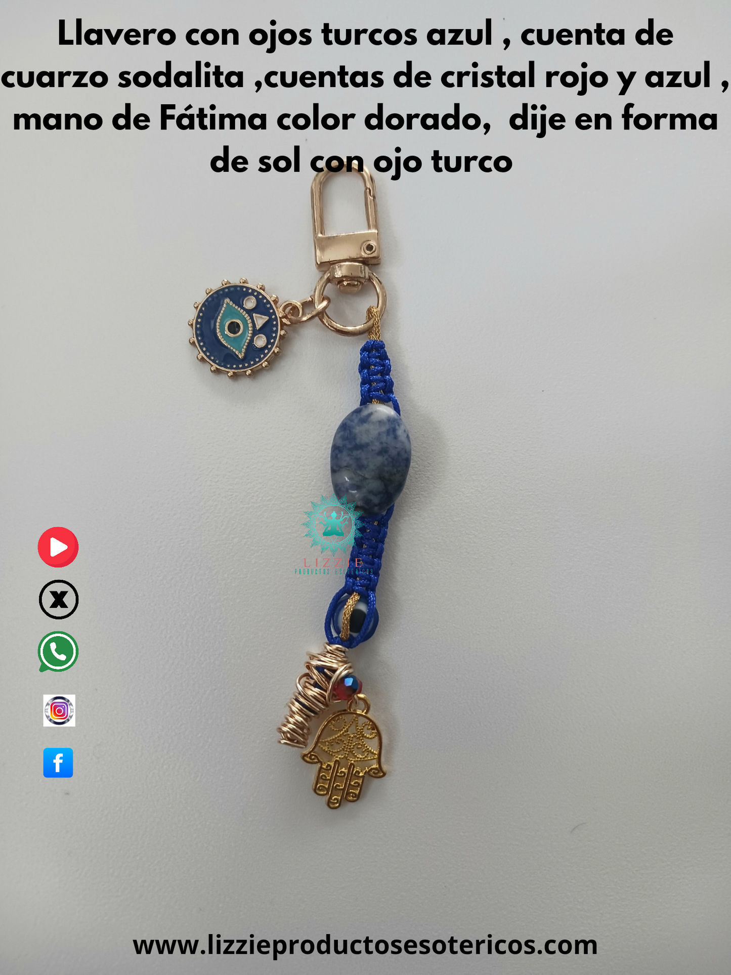 Llaveros con ojos turcos