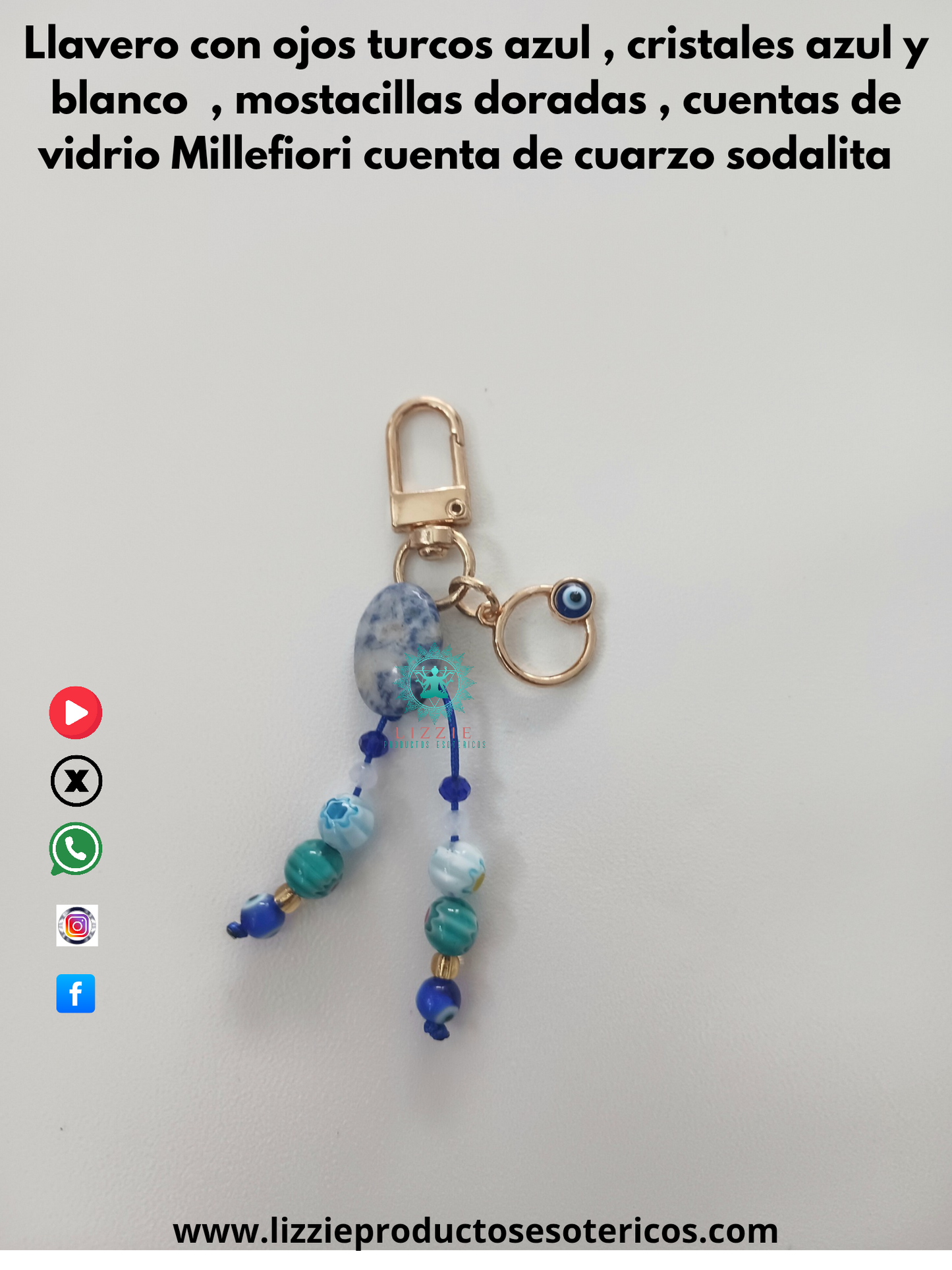 Llaveros con ojos turcos
