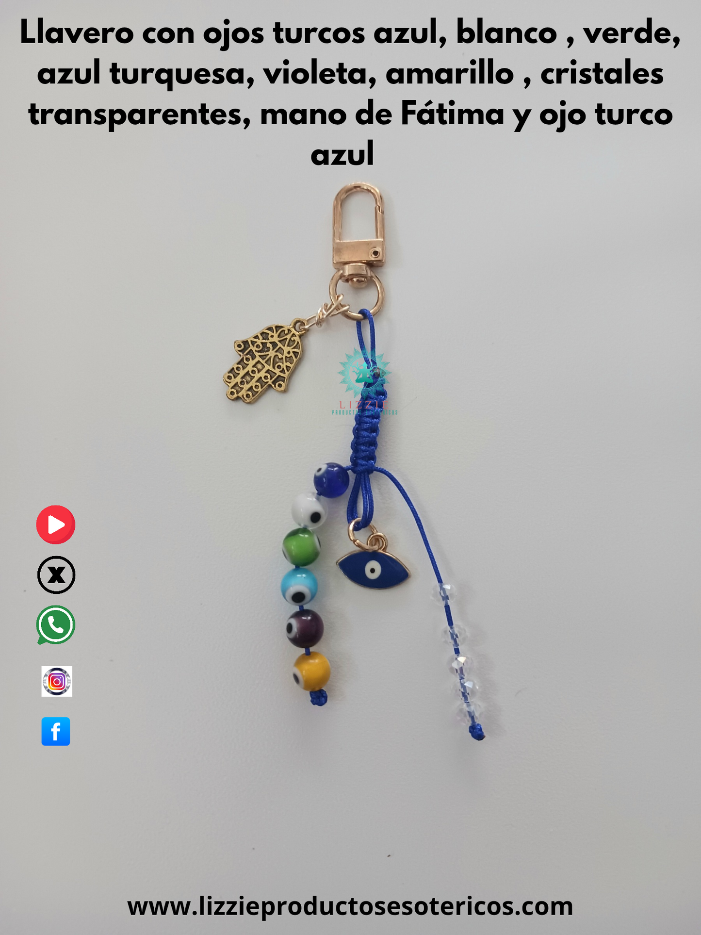 Llaveros con ojos turcos