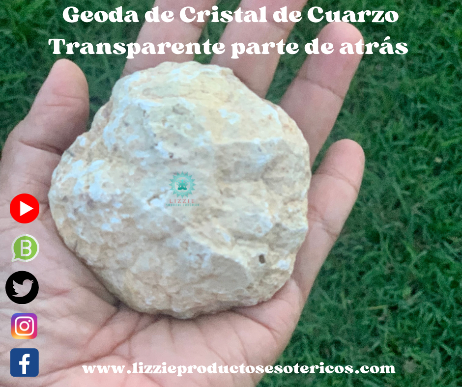 Geoda de Cristal de Cuarzo Transparente