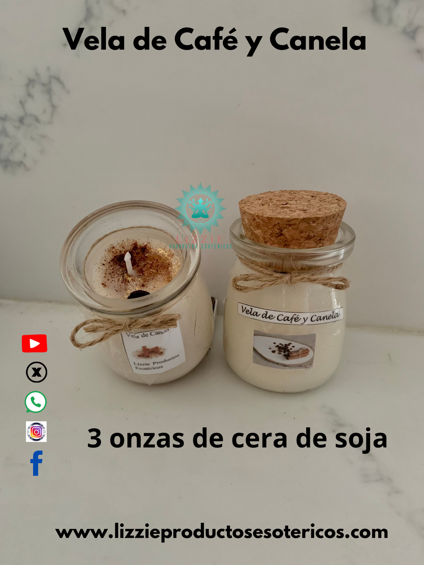 Vela de Café y Canela