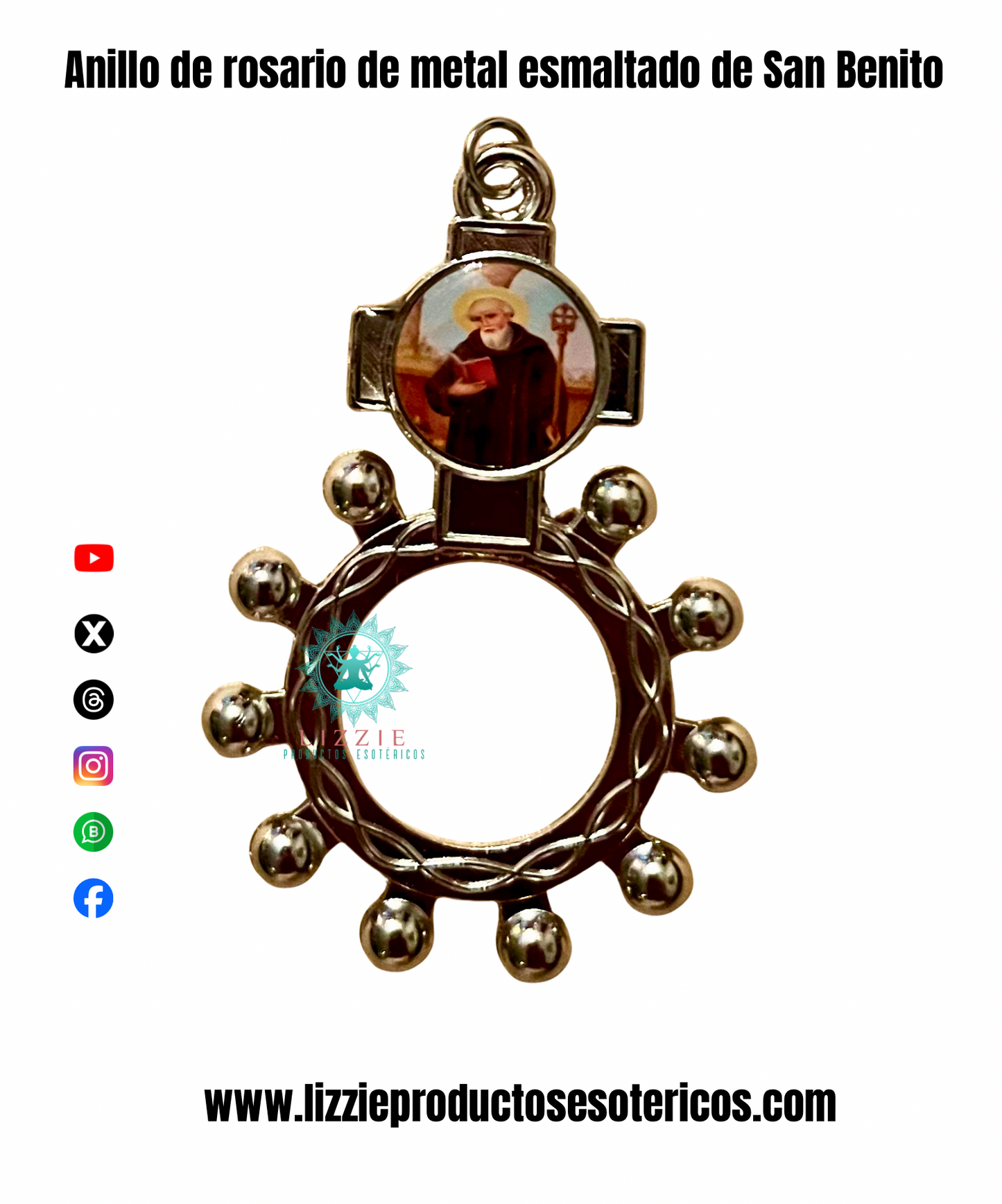 Anillos de Rosario de Metal Esmaltado