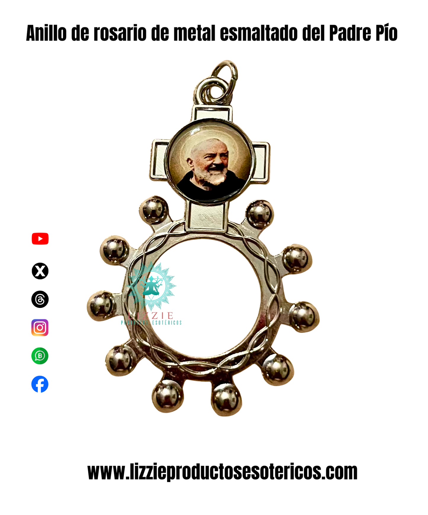 Anillos de Rosario de Metal Esmaltado