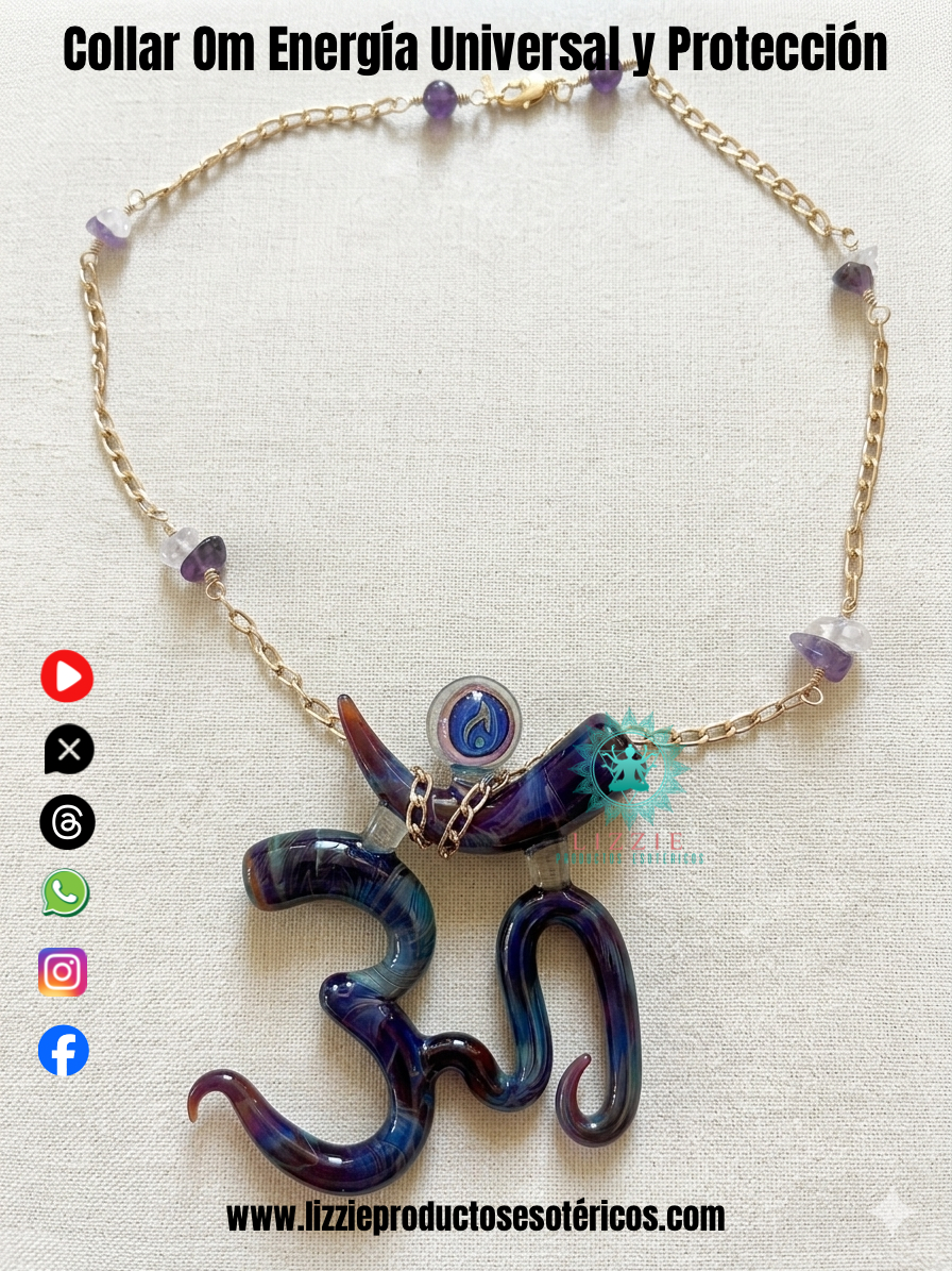 Collar Om Energía Universal y Protección