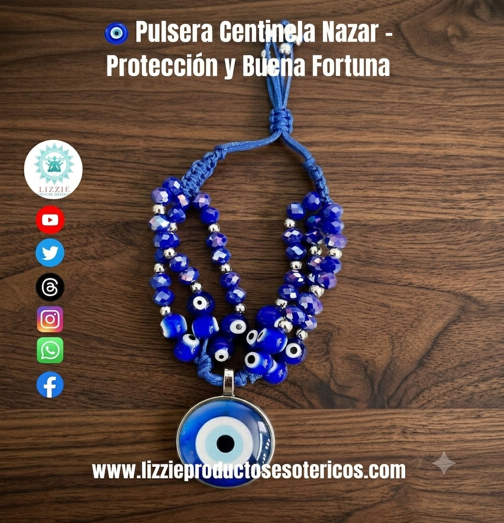 🧿 Pulsera Centinela Nazar – Protección y Buena Fortuna