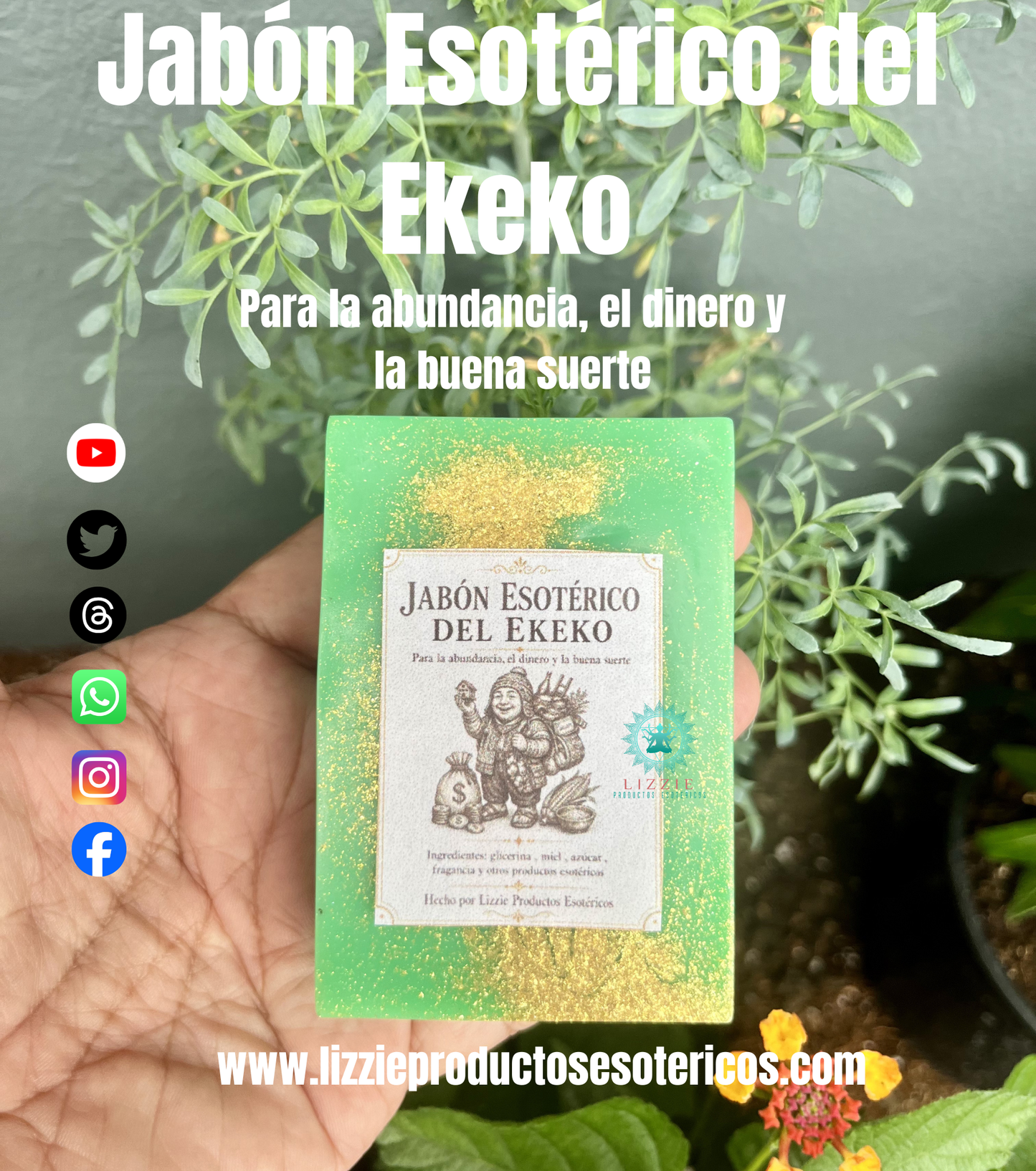 Jabón esotérico del Ekeko para la abundancia , el dinero h la buena suerte