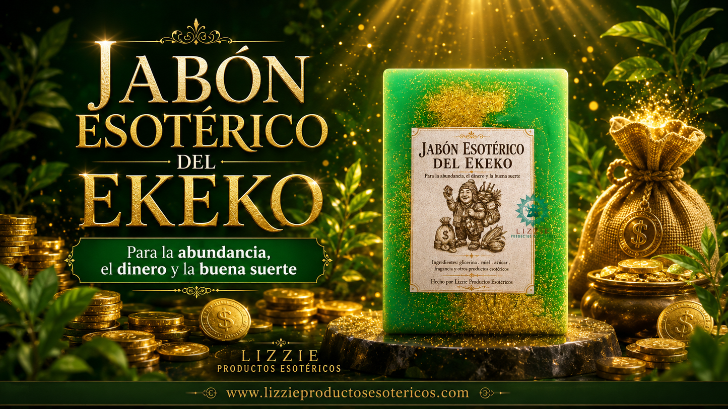 Jabón esotérico del Ekeko para la abundancia , el dinero h la buena suerte