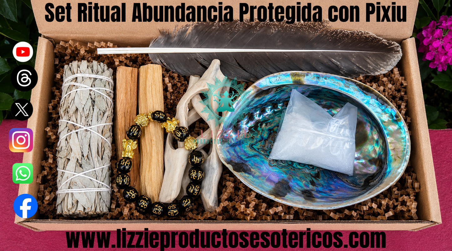 Set Ritual Abundancia Protegida con an Pixiu