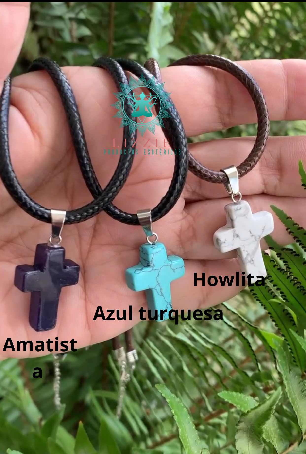 Pendant with quartz cross pendant