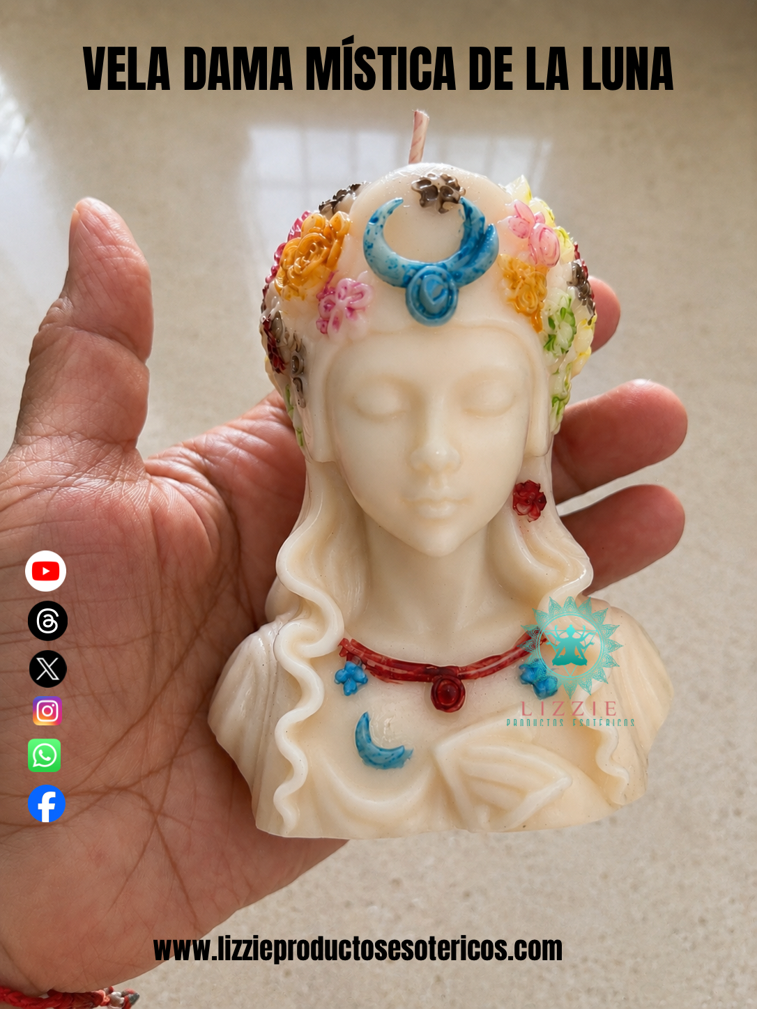 Vela Dama Mística de la Luna