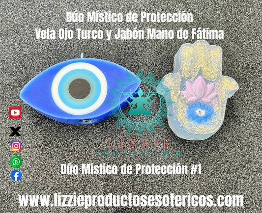 Vela pesa 2.5 onzas y jabón 2.8 onzas 