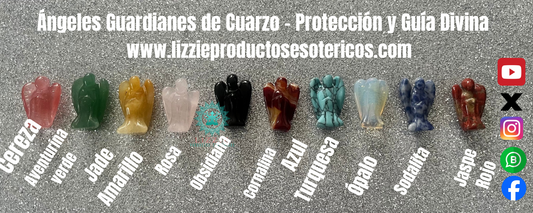 Ángel Guardianes de cuarzo - Protección y guía divina