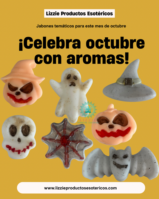 Jabones Aromáticos con temática mes de octubre
