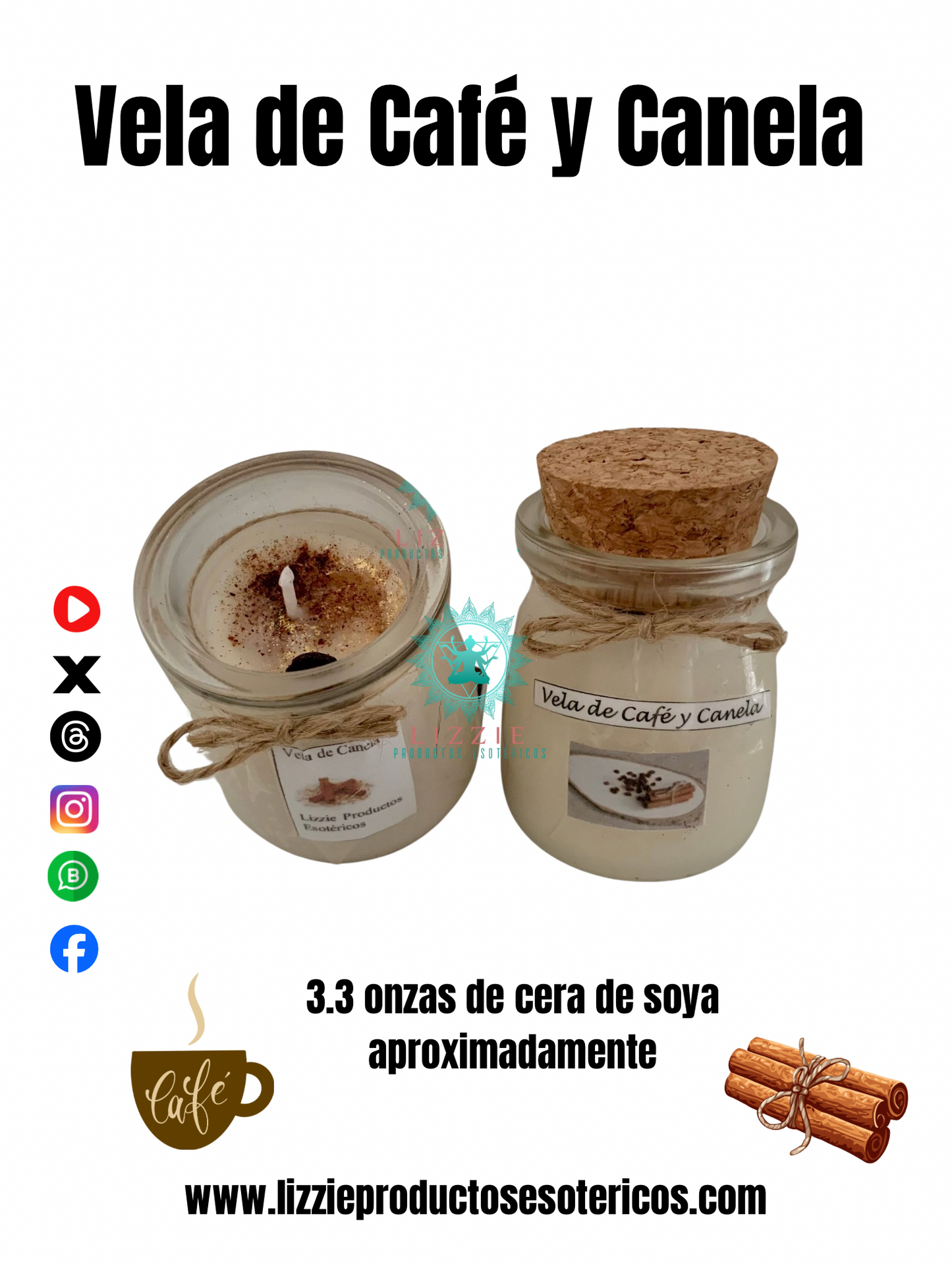 Coffee and Cinnamon Candle