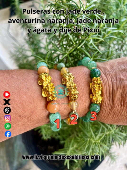 Pixui Jade Green Bracelet