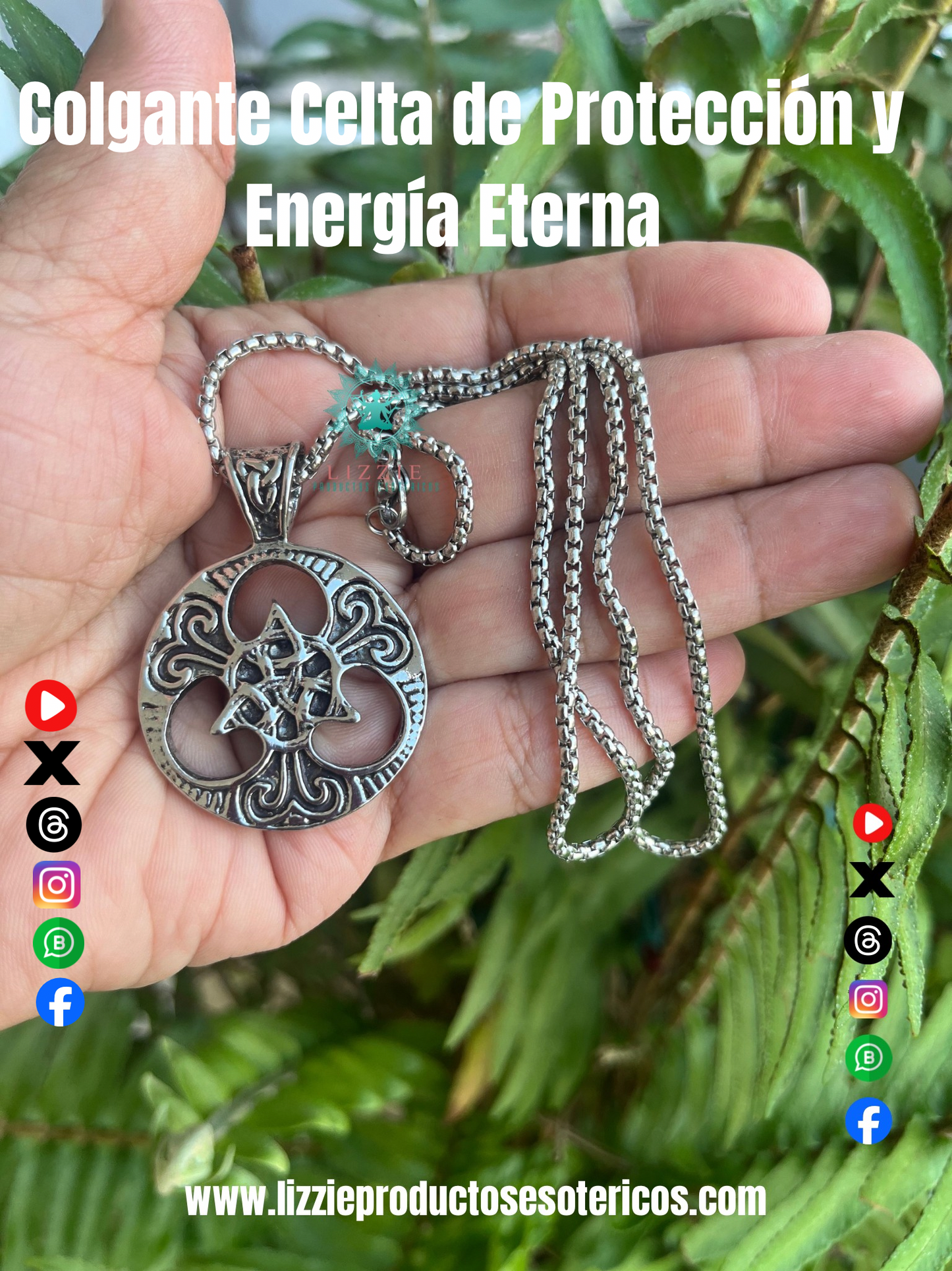 Colgante Celta de Protección y Energía Eterna