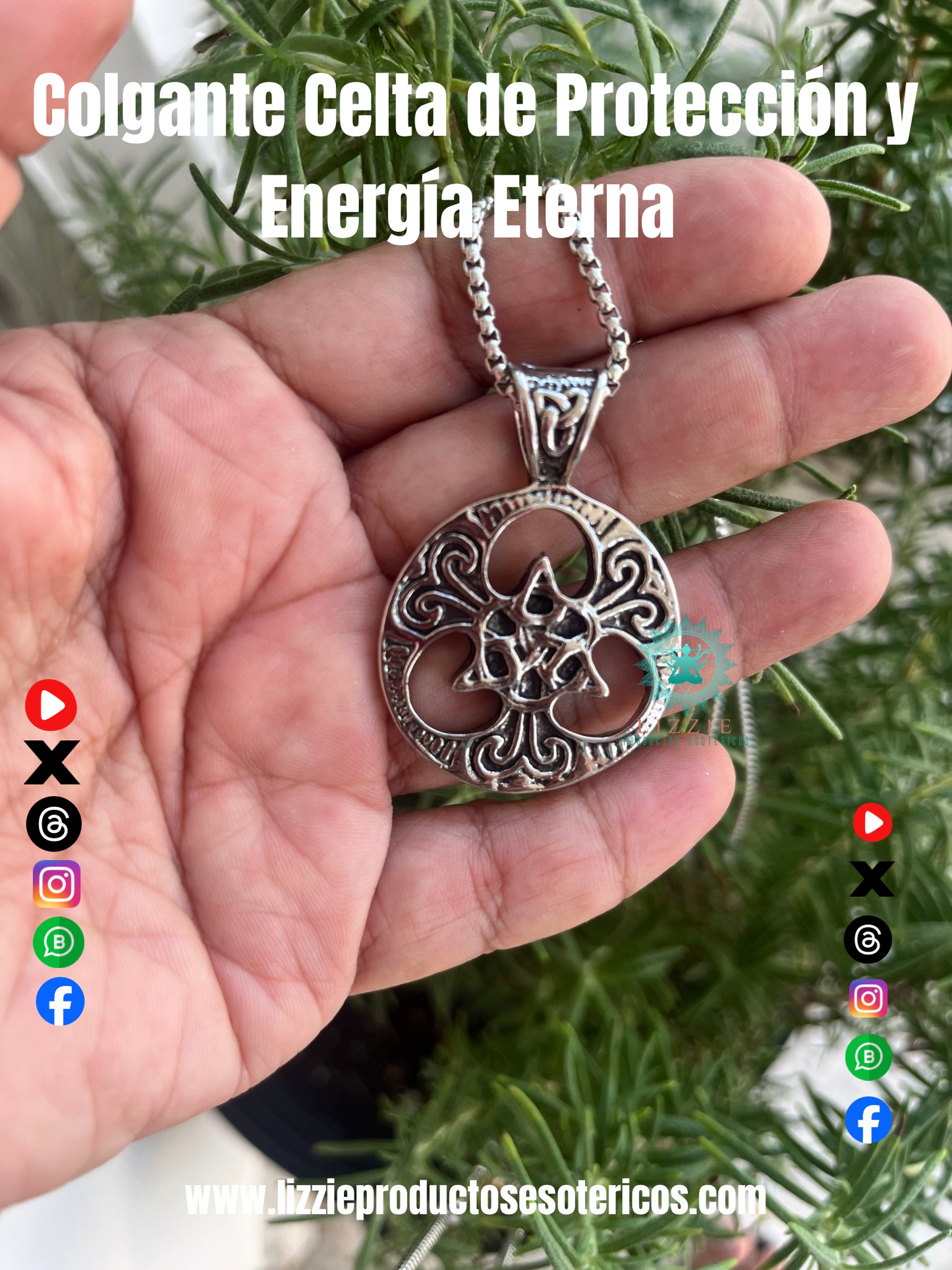 Colgante Celta de Protección y Energía Eterna