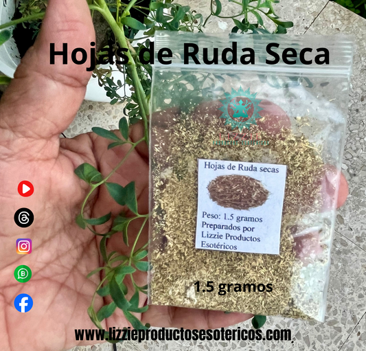 Bolsita de Hojas de Ruda Secas ( 1.5 gramos )
