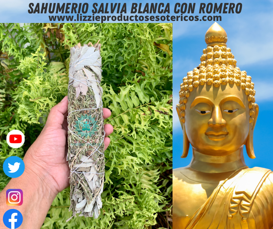 White Sage Sahumerio with Rosemary