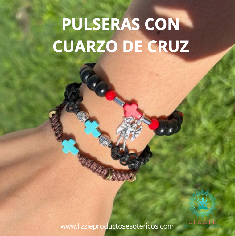 Pulseras con Cuarzo de Cruz