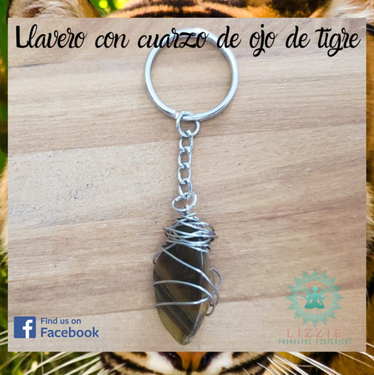 Tiger Eye Keychain