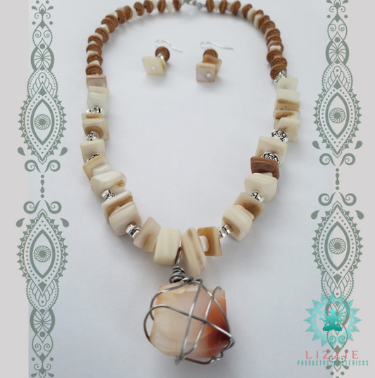 Goddess of the Sea (necklace and lampshades)