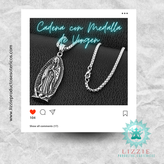 Cadena con Medalla de la Virgen María